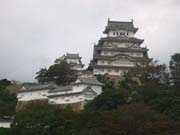 Himeji ležící pod Osakou. Nejstaší japonský hrad.