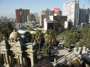Město Santiago de Chile.