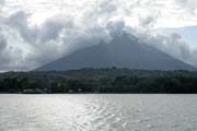 Vulkán Concepción, ostrov Omotepe, jezero Nicaragua.