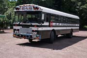 Autobus 218 na konečné v parku Cerro Verde.