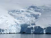 Ledovce v Antarktid.