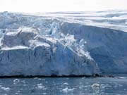 Ledovce v Antarktid.