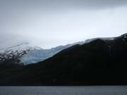 Fjord a ledovec.