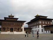 Královský palác - Thimphu Dzong. Hlavní město Thimphu.