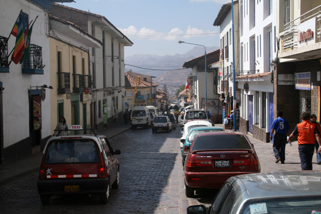 Peruánské město Cusco.