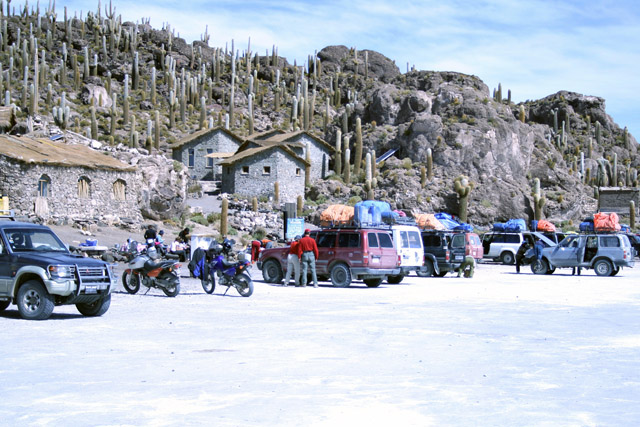 Ostrov Isla Pescado, Soln pou Salar de Uyuni.