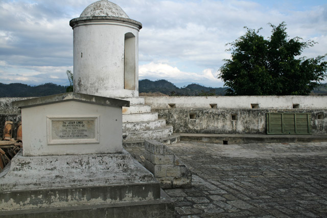 pevnost nad městem Gracías.