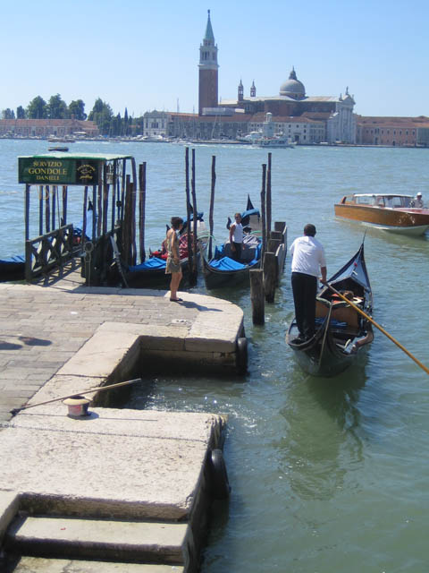 Vodní kanály v Benátkách.
