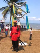 Oslavy Dne nezvislosti v hlavnm mst Libreville.