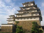 Himeji lec pod Osakou. Nejsta japonsk hrad.
