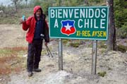 Zelen hranice mezi Chile a Argentinou. (foto: Zbynk Strank)