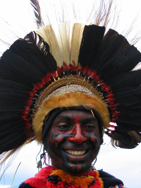 Goroka festival je pestrou přehlídkou mnoha etnik.